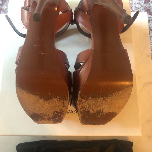 Saint Laurent Tribute Sandals - Picture 8 of 16